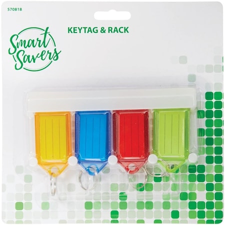 Smart Savers Keytag Rack 4-Key FK071